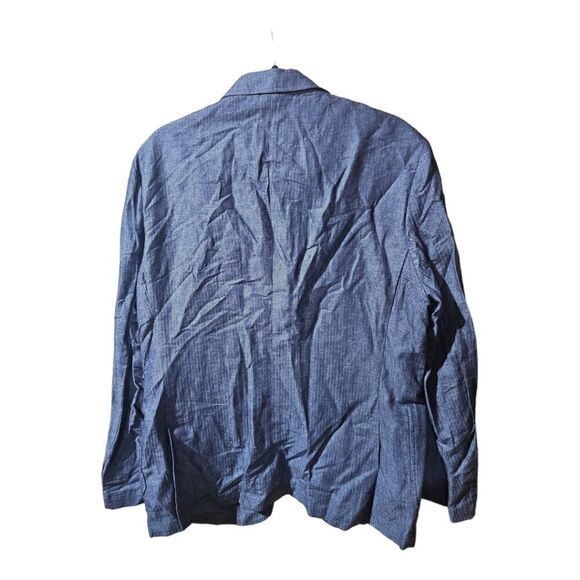 UNTUCKIT Cotton Linen Blend Blazer Jacket - Size 42R - Picture 2 of 8